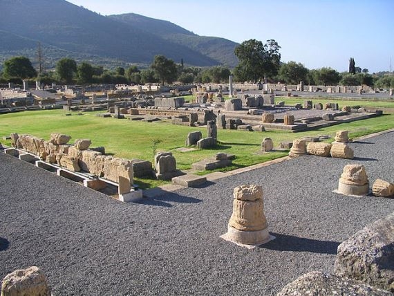 Greece Peloponnese, Ancient Messene, View of the Ancient Asclepeion, Walkopedia