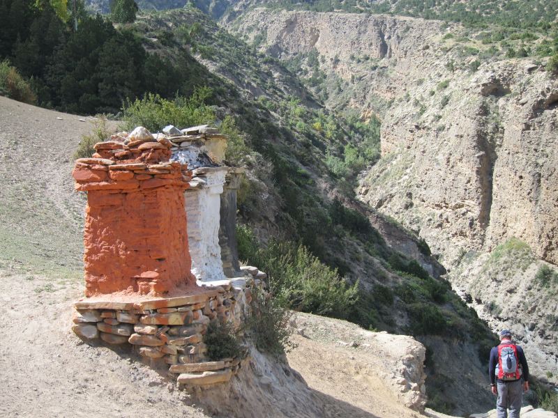 Nepal Annapurna & Mustang, Mustang, Into the next ravine, Walkopedia