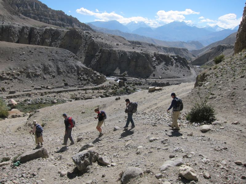 Nepal Annapurna & Mustang, Mustang, Leaving Ghami, Walkopedia