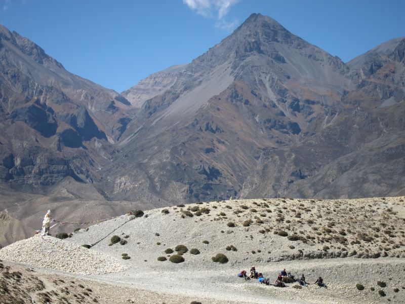 Nepal Annapurna & Mustang, Mustang, Out of the wind, Tsarang la, Walkopedia