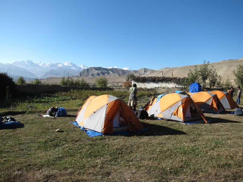 Nepal Annapurna & Mustang, Mustang, Campsite, Tsarang, Walkopedia