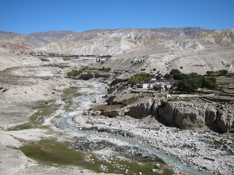 Nepal Annapurna & Mustang, Mustang, River above Lo Munthang, Walkopedia