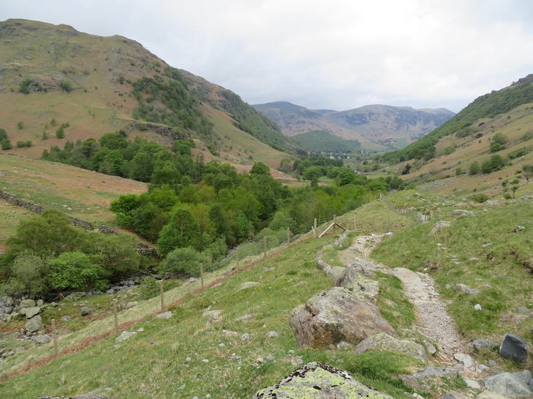 United Kingdom England Lake District, Coast to Coast, Lake District, South, leaving Borrowdale, Walkopedia