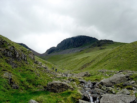 United Kingdom England Lake District, Great Gable, Towards Great Gable, Walkopedia