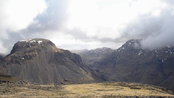 United Kingdom England Lake District, Great Gable, Great Gable and Great End from Kirk Fell, Walkopedia