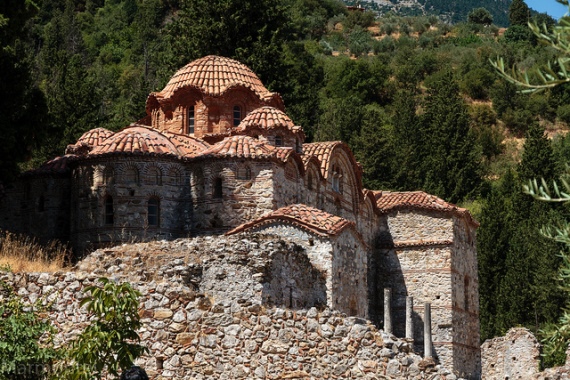 Greece Peloponnese: Taygetus range and the Mani, Odigitria Chapel, Odigitria, Walkopedia