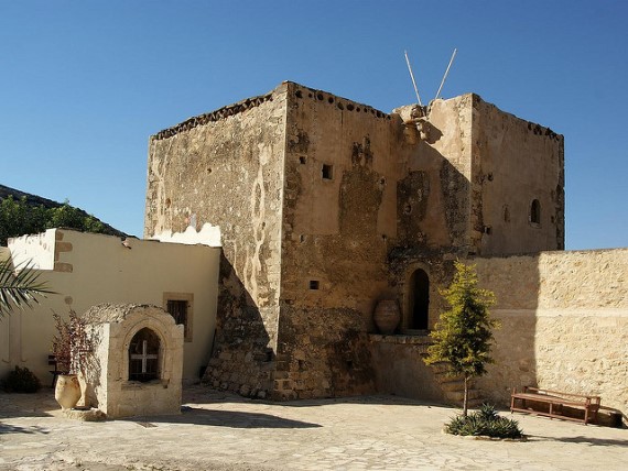 Greece Peloponnese: Taygetus range and the Mani, Odigitria Chapel, Monastry Odigitria, Walkopedia