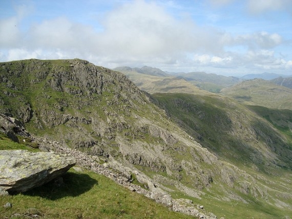 United Kingdom England Lake District, Swirl How and Great Carrs, Back to Great Carrs from Swirl How, Walkopedia