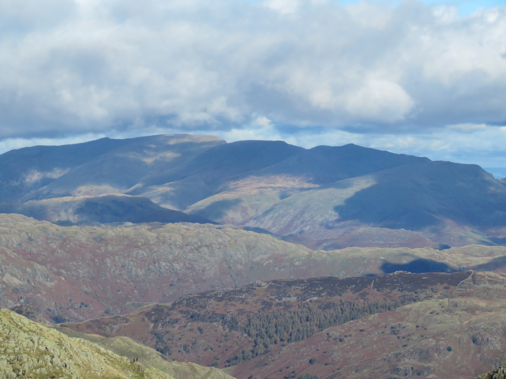 United Kingdom England Lake District, Swirl How and Great Carrs, Helvellyn from Great How Crags, Walkopedia