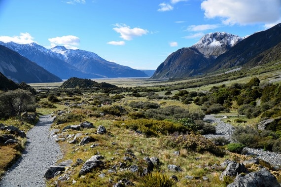 New Zealand South Island Mount Cook Area, Kea Point Track, , Walkopedia