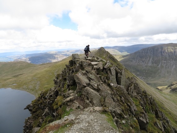 United Kingdom England Lake District, Helvellyn and Striding Edge, Striding Edge, Walkopedia