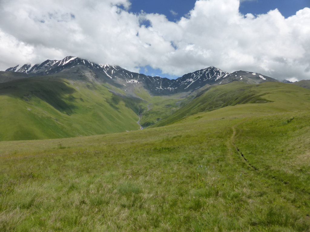 Georgia Gt Caucasus Mts, Juta to Roshka via Chaukhi Pass, Atsunta Pass, Walkopedia