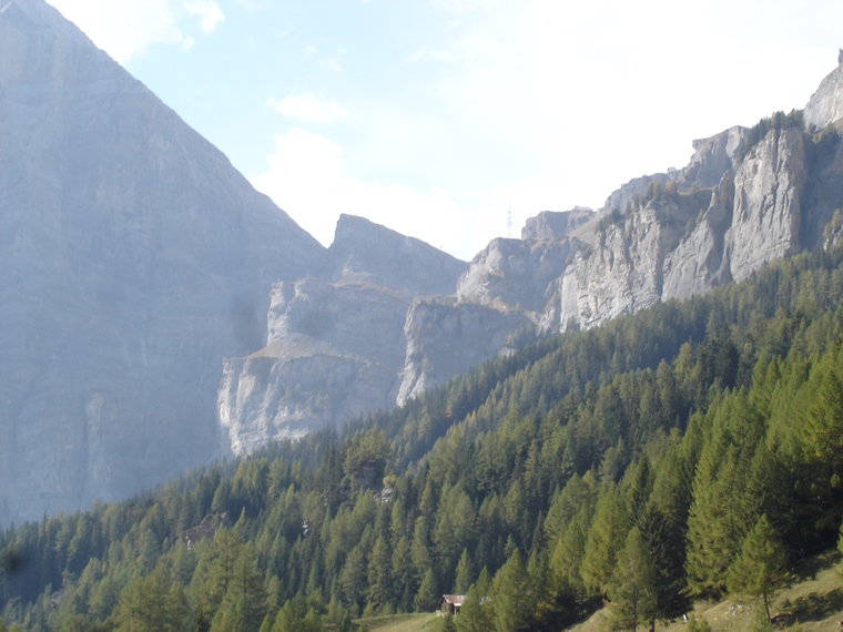 Switzerland Bernese Oberland, Gemmi Pass, Gemmi Pass as seen from Leukerbad , Walkopedia