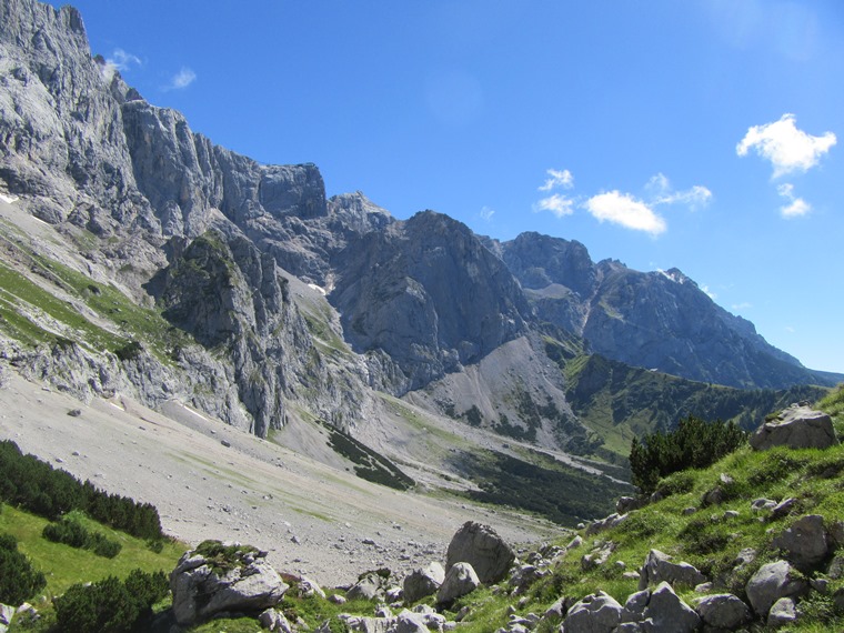 Austria The Dachstein, The Dachstein, East fromTor pass, Walkopedia