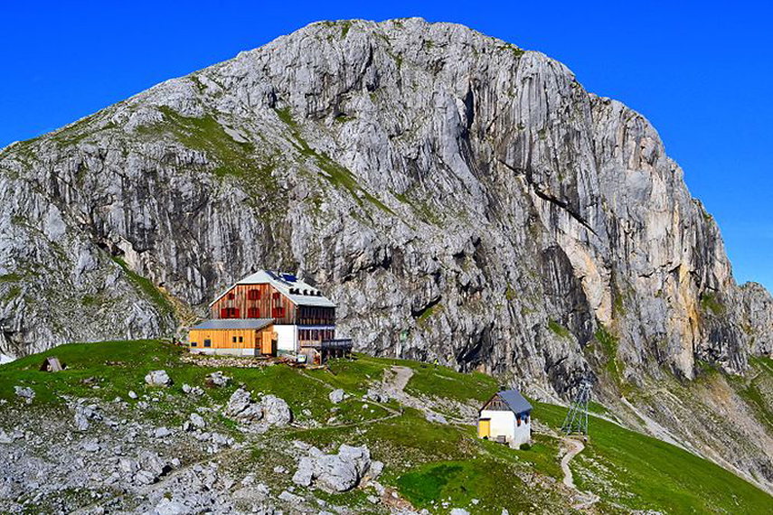 Austria The Dachstein, Anton-Baum Weg/ Silberkarlamm, Guttenberg Hut , Walkopedia