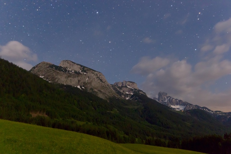 Austria The Dachstein, Gosaukamm Circuit, Moonrise in the Alpes, Walkopedia