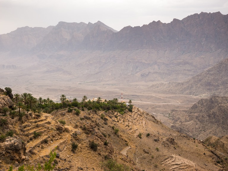 Oman Western Hajar Mts: Jebel Akhdar, Upper Wadi Mistall, Wukan, Walkopedia