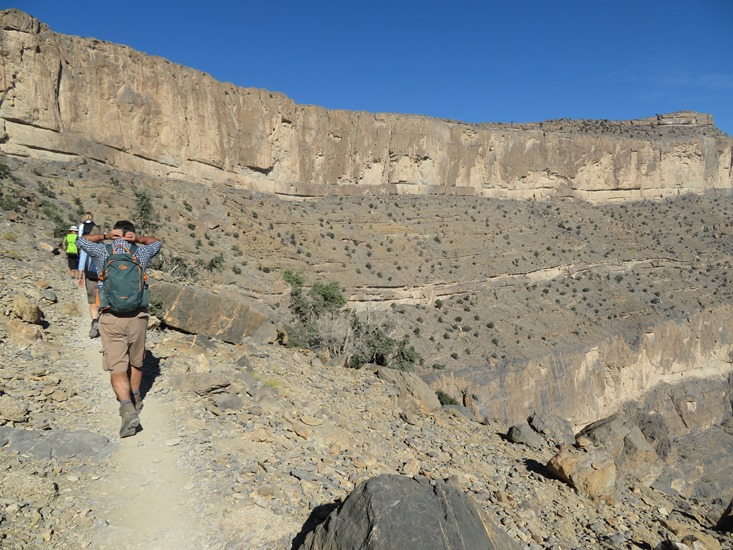 Oman Western Hajar Mts: Jebel Akhdar, Balcony Walk, Wadi Nakhur, , Walkopedia