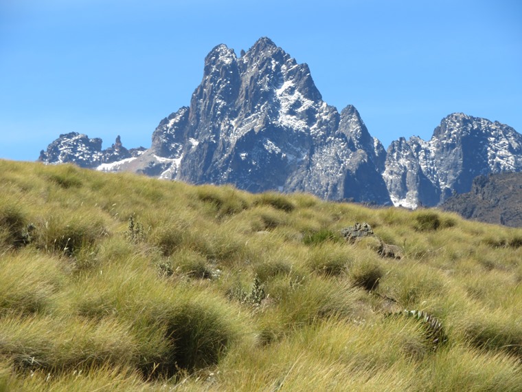 Kenya Mount Kenya, Mount Kenya, from Sirimon, Walkopedia