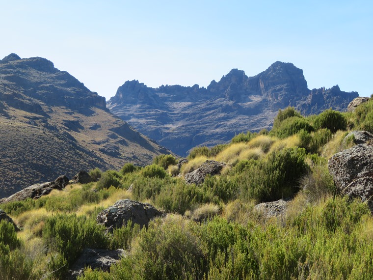 Kenya Mount Kenya, Mount Kenya, from Sirimon, Walkopedia