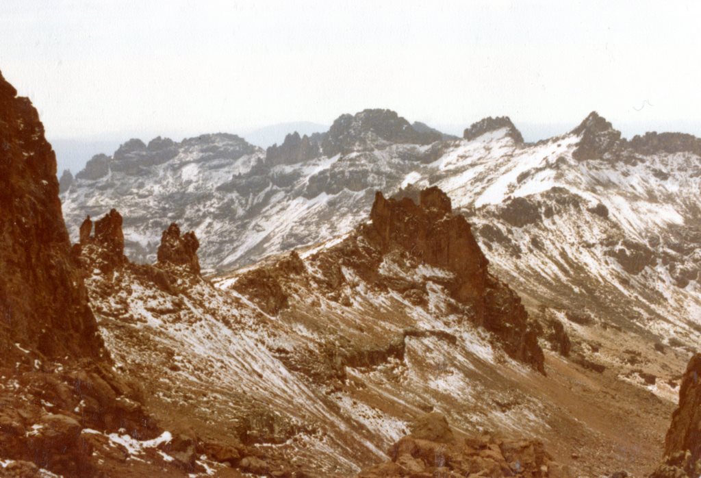 Kenya Mount Kenya, Mount Kenya, View towards East Delamere Peak Mt Kenya, Walkopedia