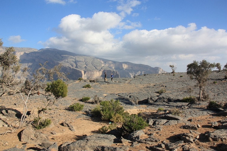 Hajar Mountains: W Hajar, Ahkdar, Jebel Shams - © flickr user Bart