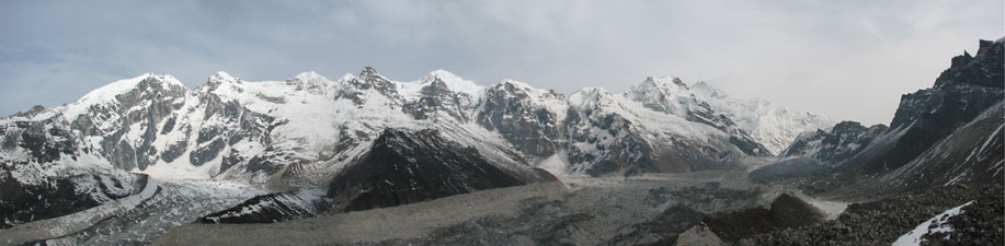 Goecha La/Dzongri: Onglakthang Glacier - © David Briese, www.gang-gang.net/nomad