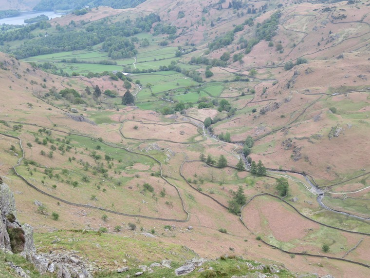 United Kingdom England Lake District, Grasmere / Far Easedale, Field patterns, Easedale, Walkopedia