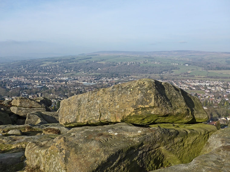 United Kingdom England Lake District, Grasmere / Far Easedale, Cow and Calf Rocks, Ilkley, Walkopedia