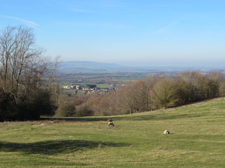 United Kingdom England Cotswolds, The Cotswolds, Cotswold Way, Severn valley from nr C Campden, Walkopedia