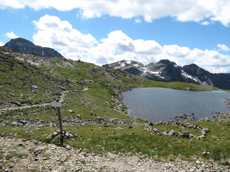 Austria Schladminger Tauern, Schladminger Tauern, Sattelsee am Greifenbergsattel gen Hochgolling, Zwerfenberg, Elendberg, Rulander Gamsspitze Lumnologus, Walkopedia