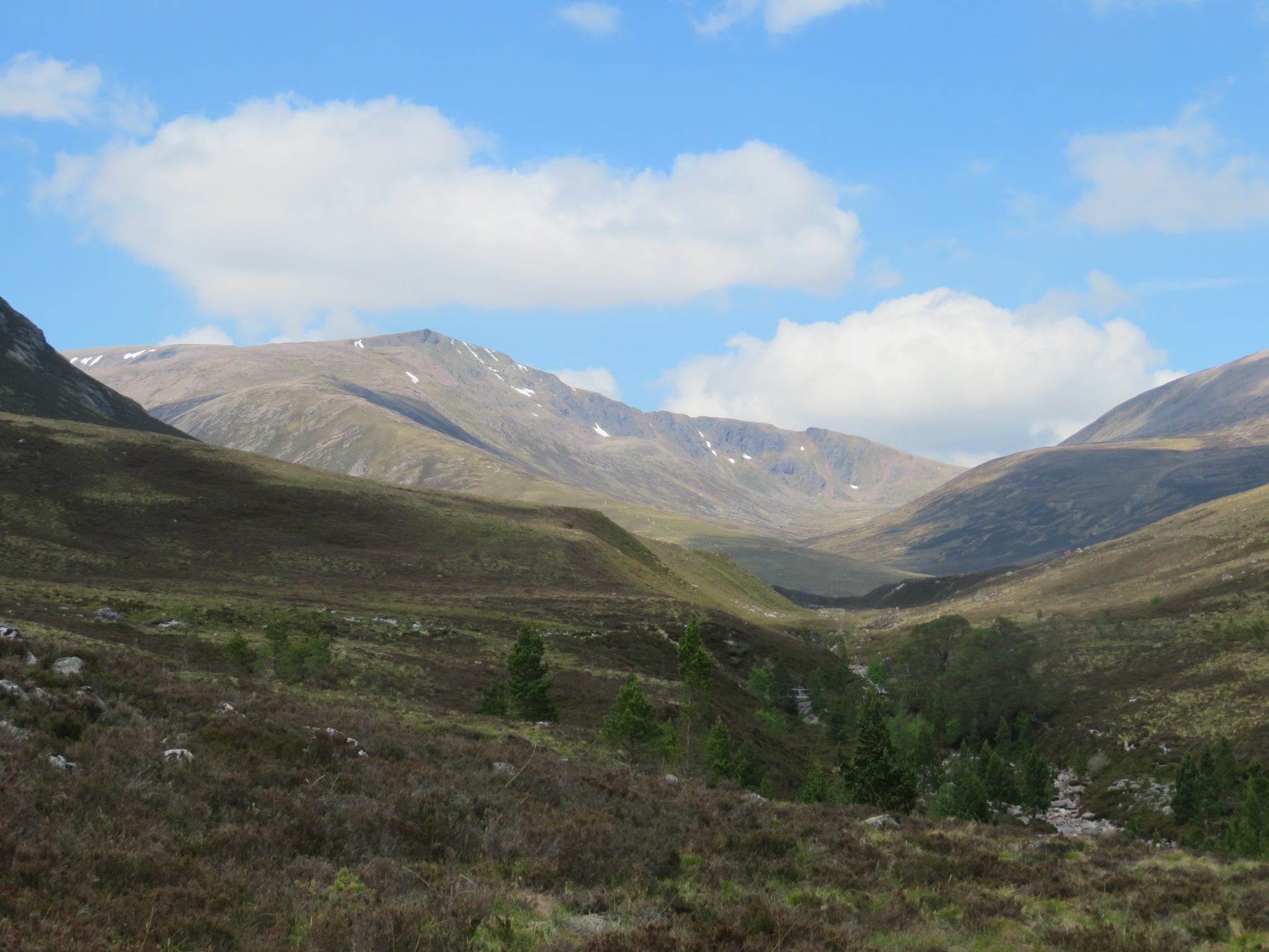 United Kingdom Scotland Cairngorms, Ben Macdui, Ben Macdui massif from Glen Lui, Walkopedia