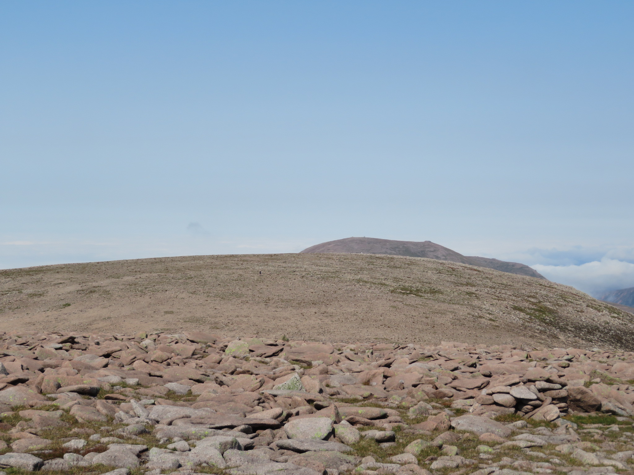 United Kingdom Scotland Cairngorms, Ben Macdui, Cairn Gorm from Ben Macdui, Walkopedia