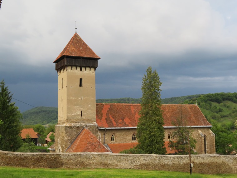 Romania Transylvania, The Saxon South, Malancrav, storm approaching, Walkopedia