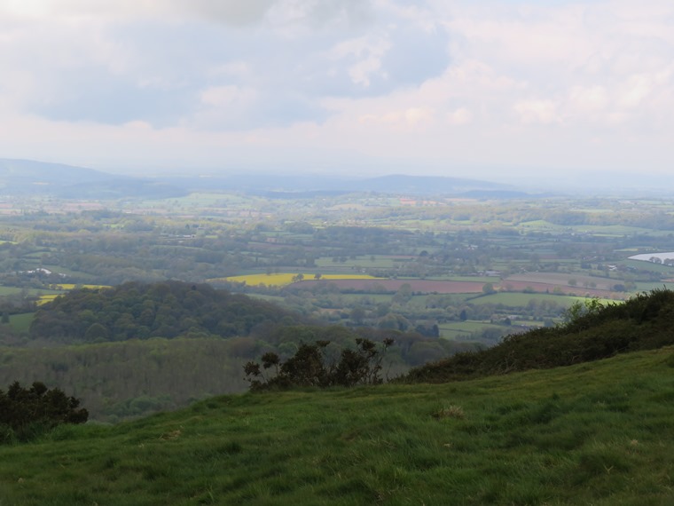 United Kingdom England West, Malvern Hills, Looking west, rain shower, Walkopedia