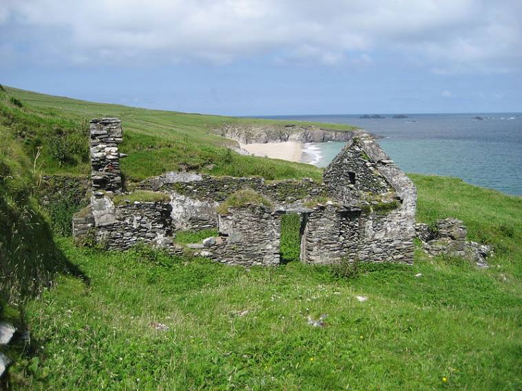 Ireland Kerry Dingle Peninsula, Great Blasket Island, Great Blasket Island, Walkopedia