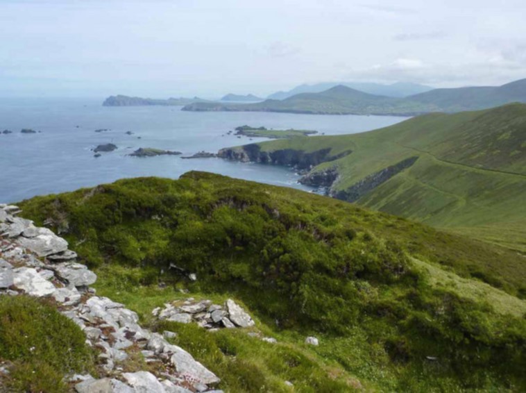View from the fort, Great Blasket - © Eileen Henderson Great Blasket Island: View from the fort, Great Blasket - © Eileen Henderson