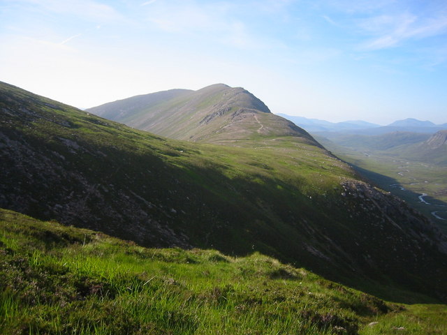 United Kingdom Scotland Cairngorms, Carn a'Mhaim, South towards Carn a' Mhaim North Ridge. (Approaching Ben Macdui summit from Allt Clach nan Taillear ), Walkopedia