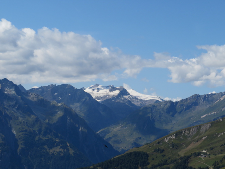 Austria Hohe Tauern, Europa Panoramaweg , Grossvenediger massif from Panoramaweg, Walkopedia