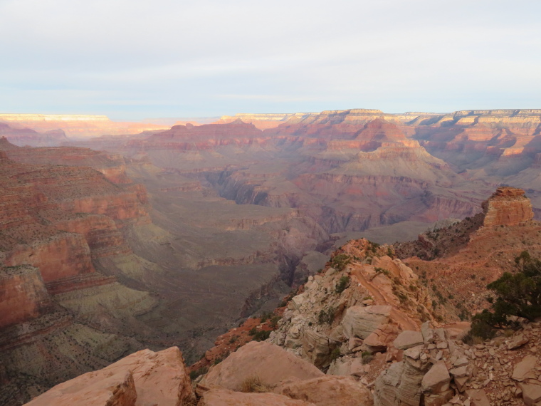 USA SW: Grand Canyon, Grand Day Loop , S Kaibab, Ridgetop trail to O'Neill Butte, Walkopedia