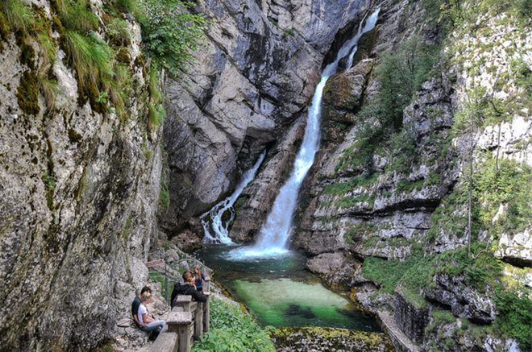 Slovenia Julian Alps, Julian Alps, Slap Savica waterfall, Walkopedia