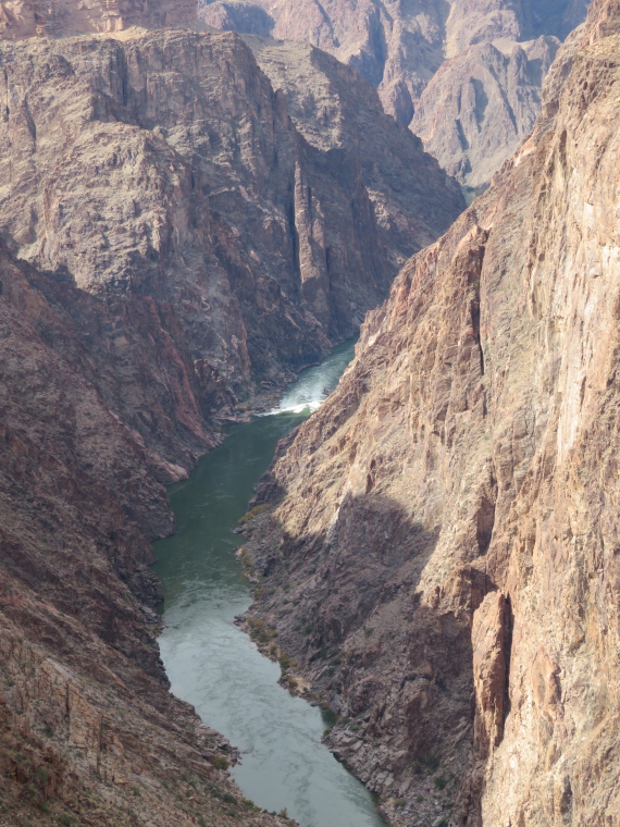 USA SW: Grand Canyon, Bright Angel Trail, Inner canyon from Plateau Point, Walkopedia