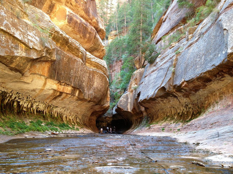 USA SW: Zion, The Subway/Left Fork , Zion Subway Hike , Walkopedia