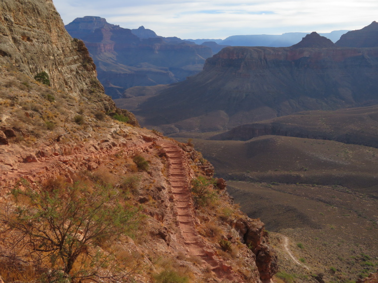 USA SW: Grand Canyon, Crossing the Canyon , South Kaibab Trail, Walkopedia