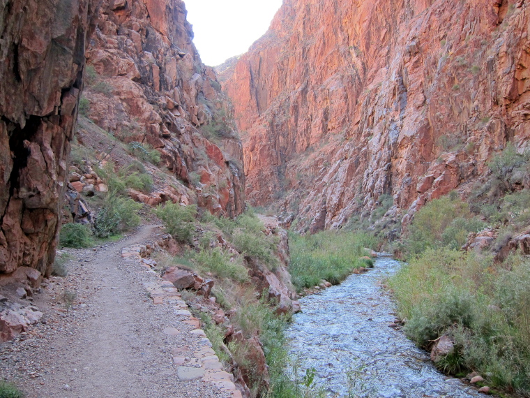 USA SW: Grand Canyon, Crossing the Canyon , North Kaibab Trail , Walkopedia