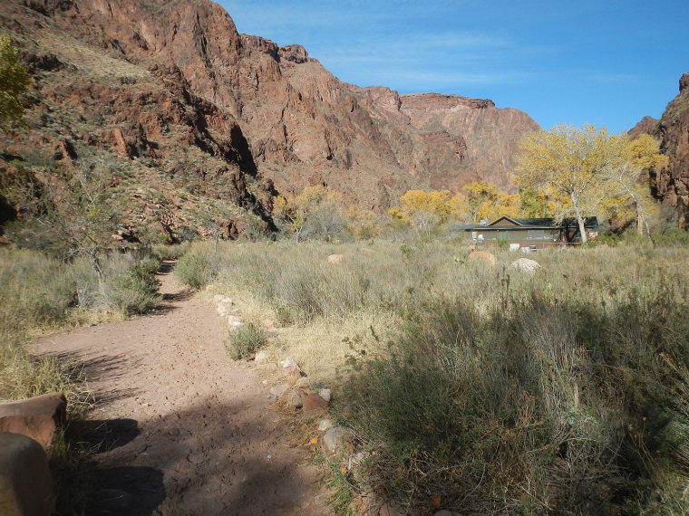 USA SW: Grand Canyon, Crossing the Canyon , Start of North Kaibab Trail , Walkopedia