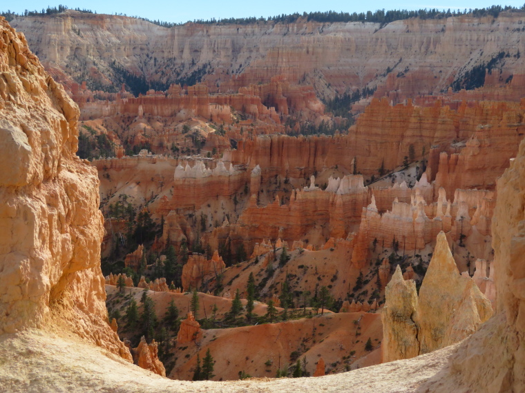 USA SW: Bryce Canyon, Queen's Garden Trails, From upper QG route, Walkopedia