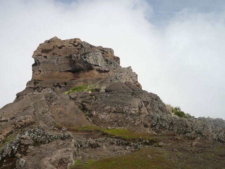 Portugal Madeira, Pico Grande, Top of mountain Pico Grande - Ramessos, Walkopedia