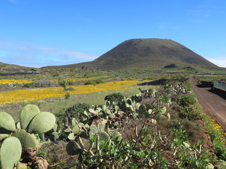 Spain Canary Islands: Lanzarote, Maguez Area  , Track towards Corona, Walkopedia