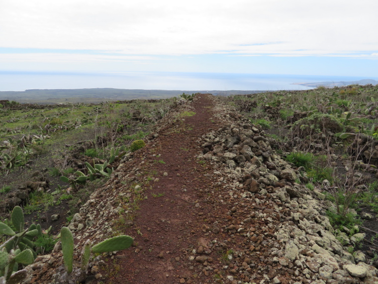 Spain Canary Islands: Lanzarote, Maguez Area  , That wall top, Walkopedia